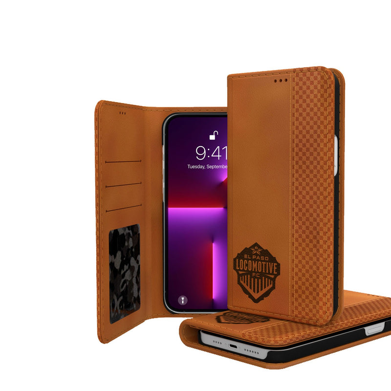 El Paso Locomotive FC  Woodburned Folio iPhone 8 / 7 Case