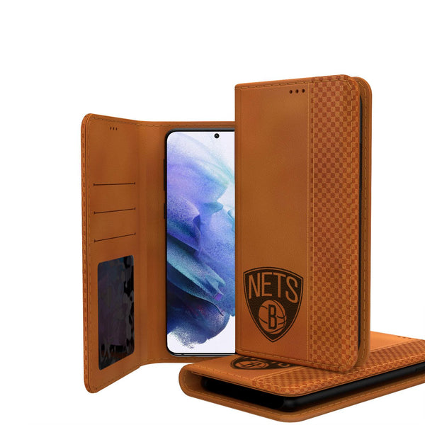 Brooklyn Nets Burn Galaxy Folio Phone Case