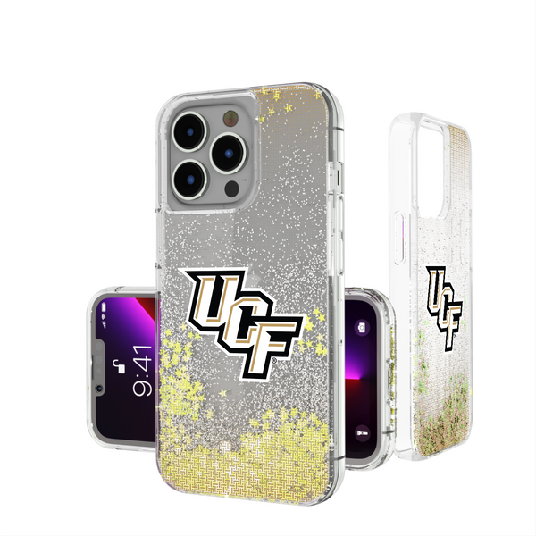 Central Florida Golden Knights Linen iPhone Glitter Phone Case