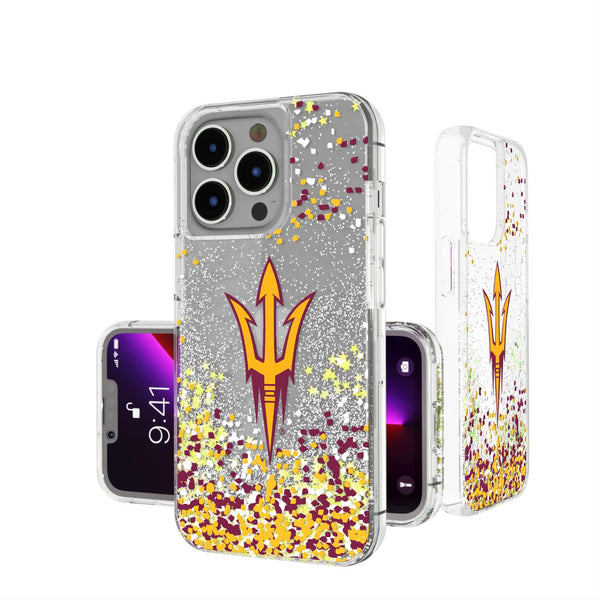 Arizona State Sun Devils Confetti iPhone Glitter Case