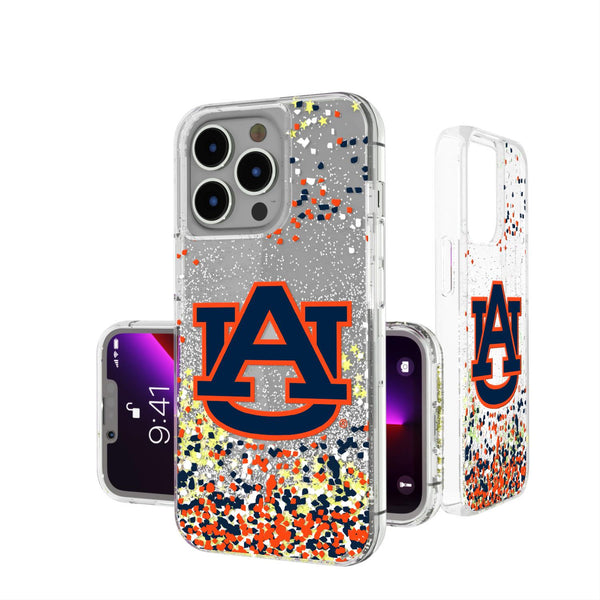 Auburn Tigers Confetti iPhone Glitter Case