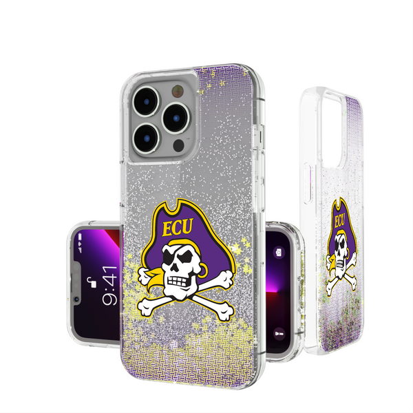 East Carolina Pirates Linen iPhone Glitter Phone Case