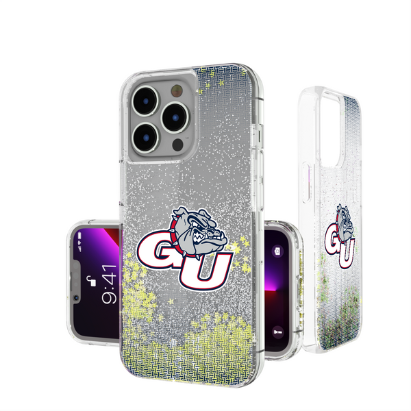 Gonzaga Bulldogs Linen iPhone Glitter Phone Case