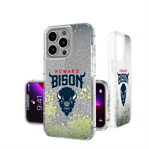 Howard Bison Linen iPhone Glitter Phone Case