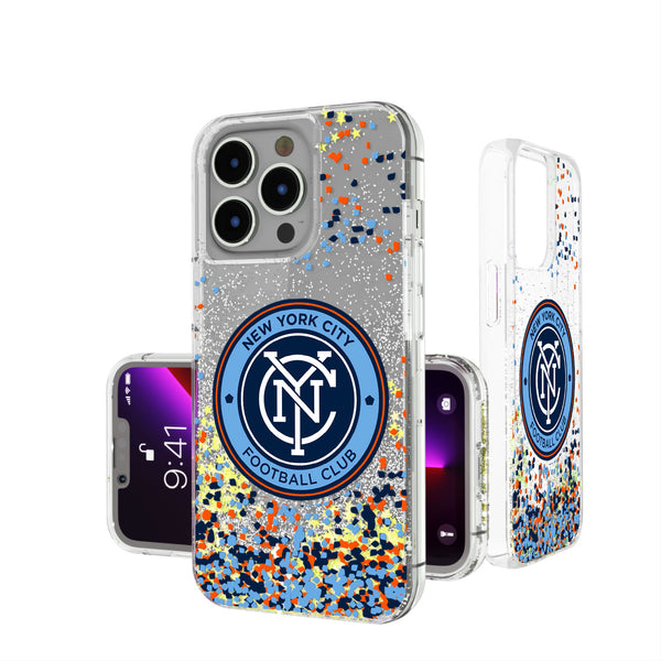 New York City FC  Confetti iPhone Glitter Case