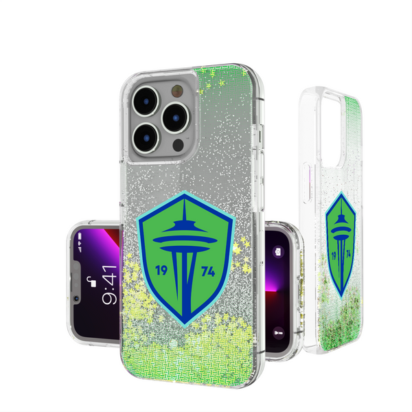 Seattle Sounders FC   Linen iPhone Glitter Phone Case