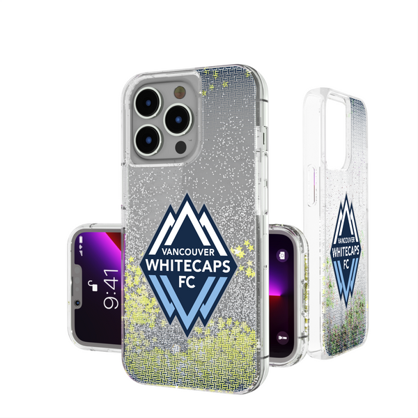 Vancouver Whitecaps   Linen iPhone Glitter Phone Case