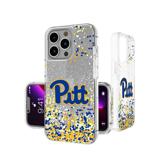 Pittsburgh Panthers Confetti iPhone Glitter Case
