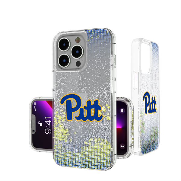 Pittsburgh Panthers Linen iPhone Glitter Phone Case