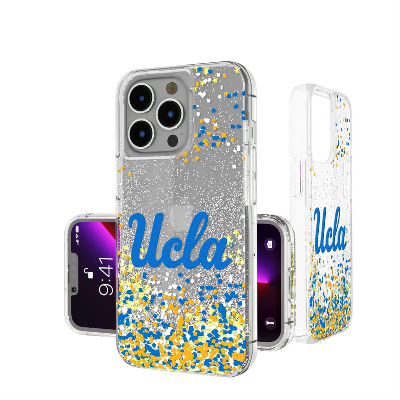 UCLA Bruins Confetti iPhone Glitter Case
