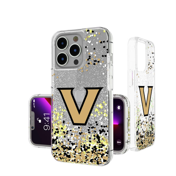 Vanderbilt Commodores Confetti iPhone Glitter Case