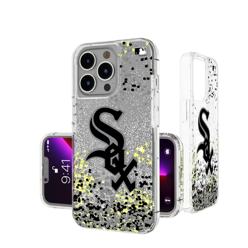 Chicago White Sox Confetti iPhone Glitter Case