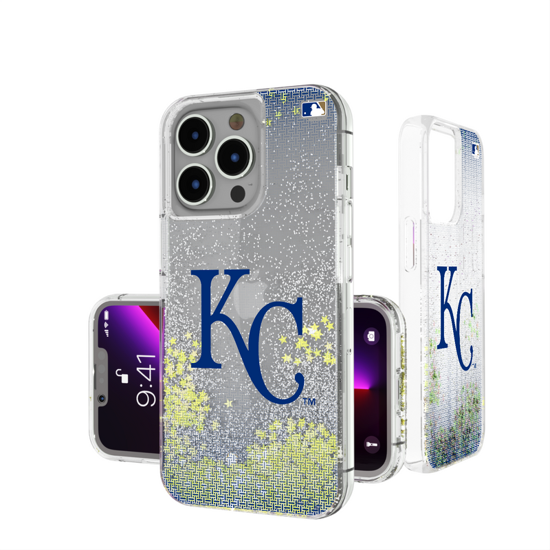 Kansas City Royals Linen iPhone Glitter Phone Case