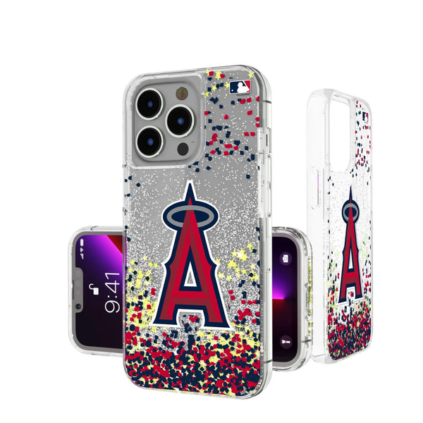 Los Angeles Angels Confetti iPhone Glitter Case