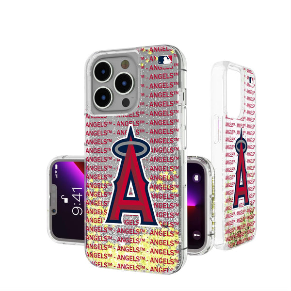 Los Angeles Angels Blackletter iPhone Glitter Case