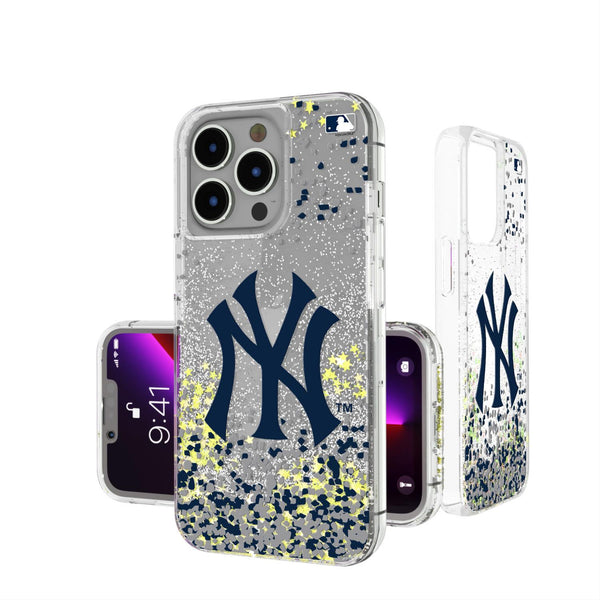 New York Yankees Confetti iPhone Glitter Case