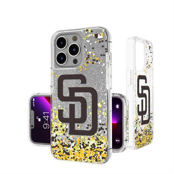 San Diego Padres Confetti iPhone Glitter Case