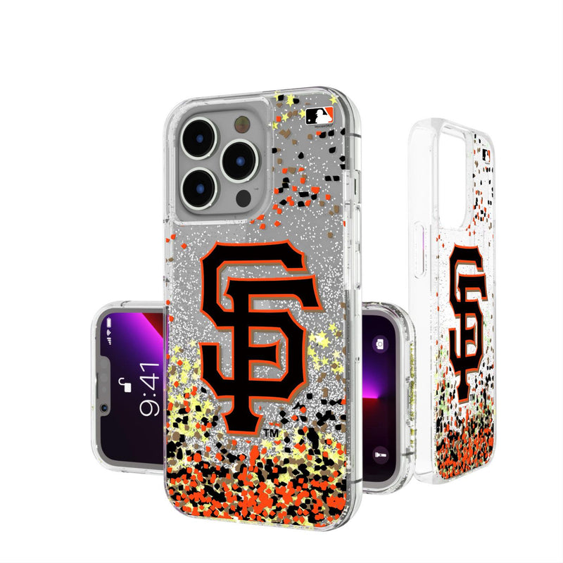 San Francisco Giants Confetti iPhone Glitter Case