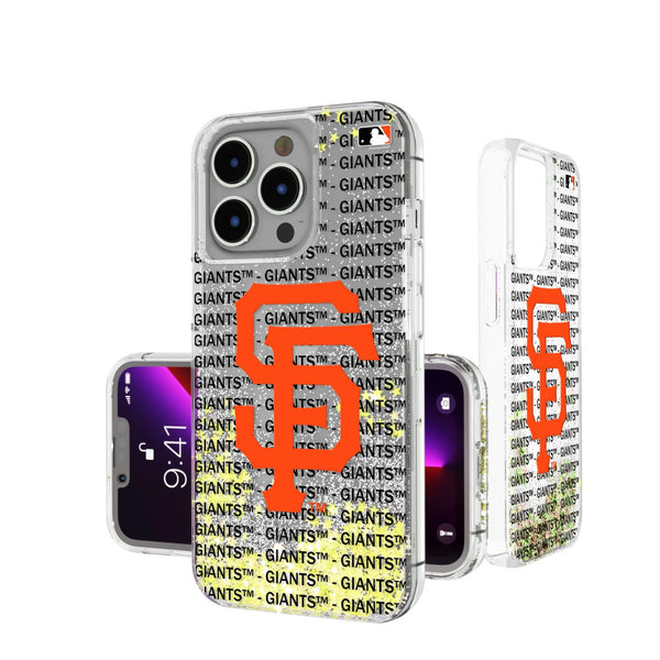 San Francisco Giants Blackletter iPhone Glitter Case