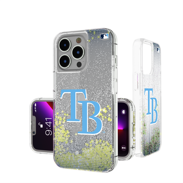 Tampa Bay Rays Linen iPhone Glitter Phone Case