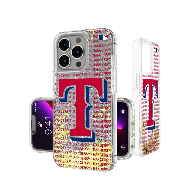 Texas Rangers Blackletter iPhone Glitter Case