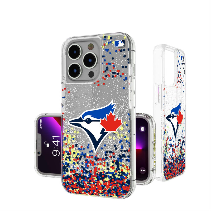 Toronto Blue Jays Confetti iPhone Glitter Case
