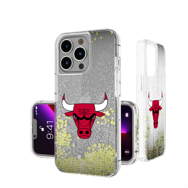 Chicago Bulls Linen iPhone Glitter Phone Case