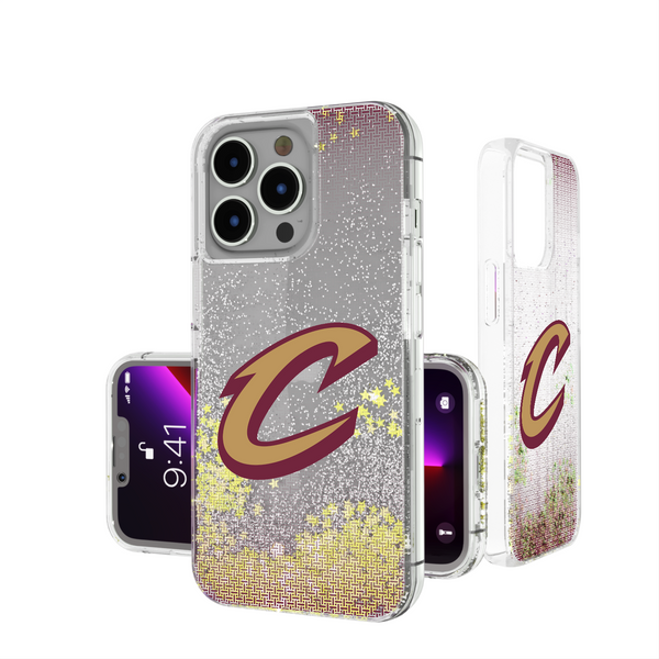 Cleveland Cavaliers Linen iPhone Glitter Phone Case