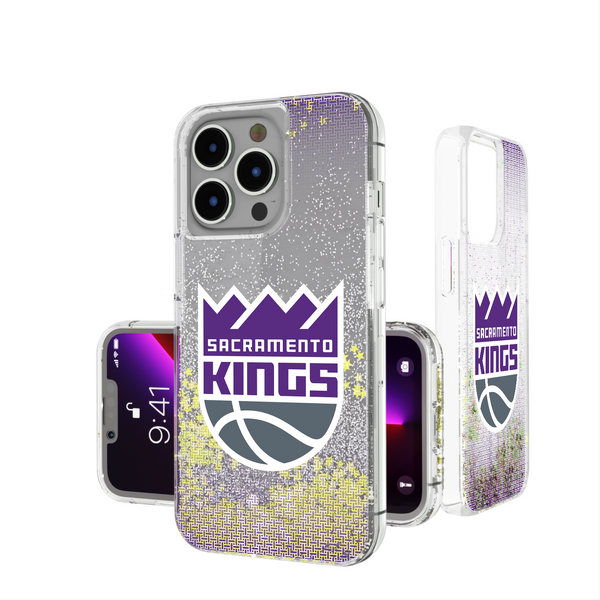 Sacramento Kings Linen iPhone Glitter Phone Case