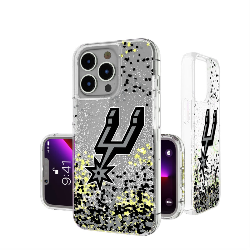 San Antonio Spurs Confetti iPhone Glitter Case