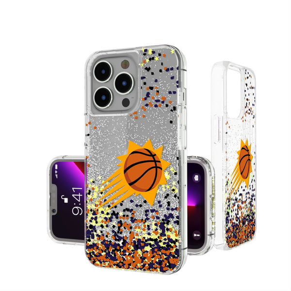 Phoenix Suns Confetti iPhone Glitter Case