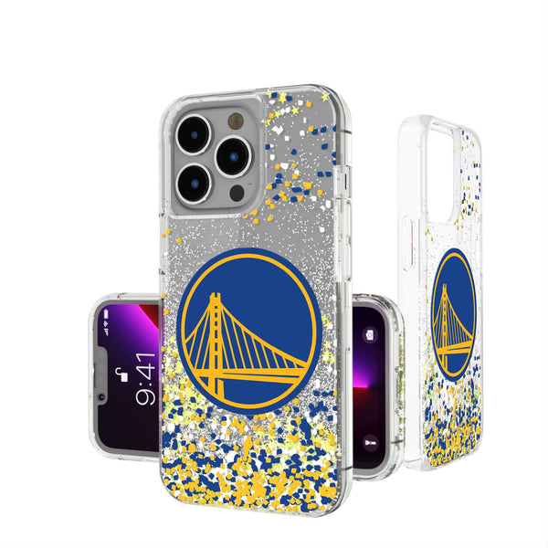 Golden State Warriors Confetti iPhone Glitter Case