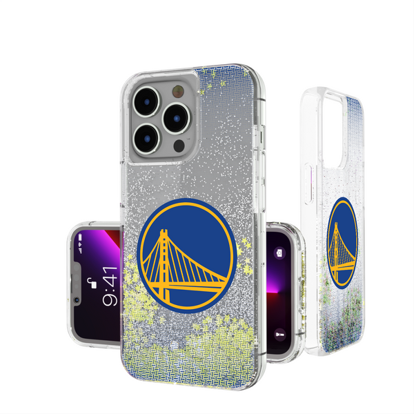Golden State Warriors Linen iPhone Glitter Phone Case