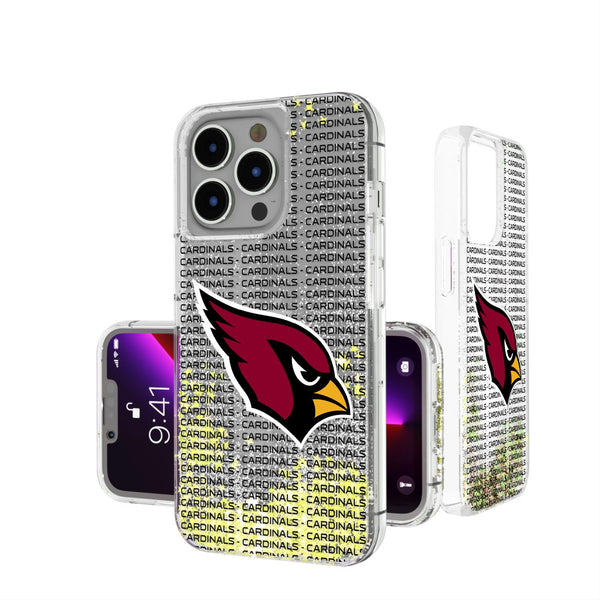 Arizona Cardinals Blackletter iPhone Glitter Case