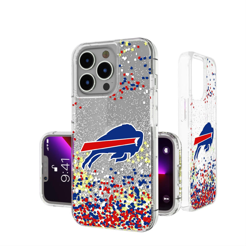 Buffalo Bills Confetti iPhone Glitter Case