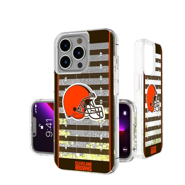 Cleveland Browns Football Field iPhone Glitter Case