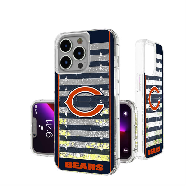 Chicago Bears Football Field iPhone Glitter Case
