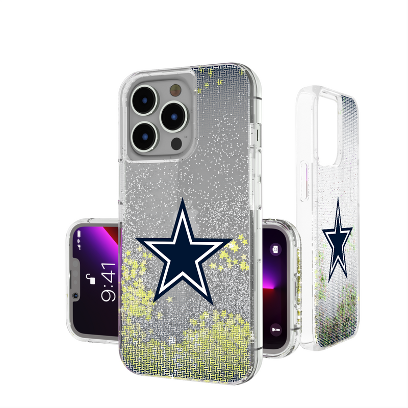 Dallas Cowboys Linen iPhone Glitter Phone Case