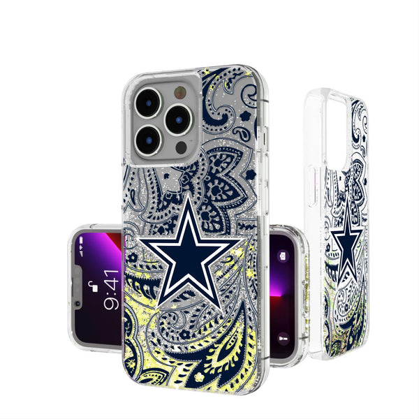 Dallas Cowboys Paisley iPhone Glitter Case