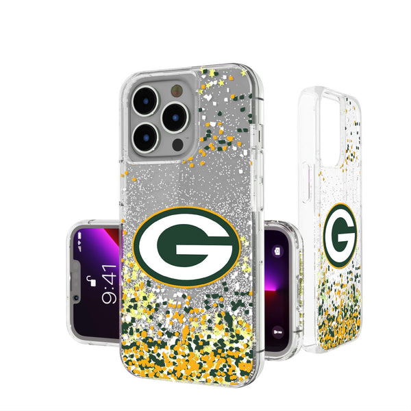 Green Bay Packers Confetti iPhone Glitter Case