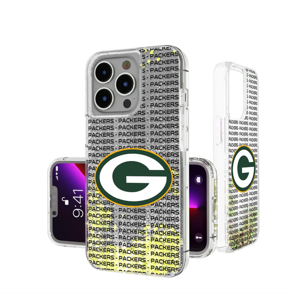 Green Bay Packers Blackletter iPhone Glitter Case