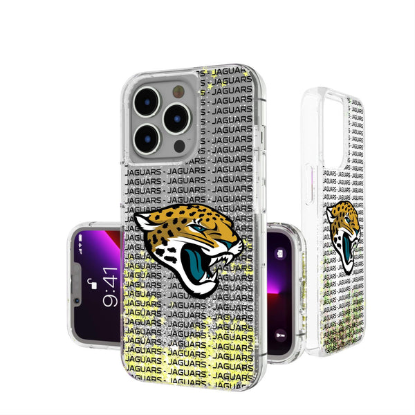 Jacksonville Jaguars Blackletter iPhone Glitter Case