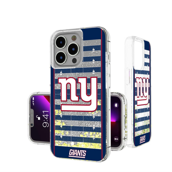 New York Giants Football Field iPhone Glitter Case