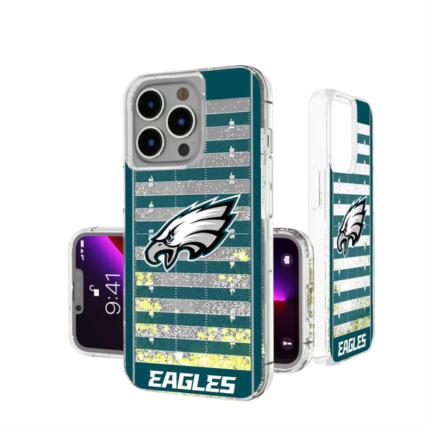 Philadelphia Eagles Football Field iPhone Glitter Case