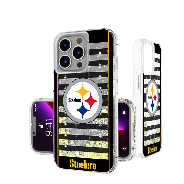 Pittsburgh Steelers Football Field iPhone Glitter Case