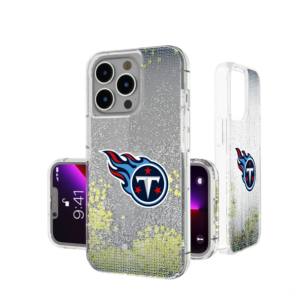 Tennessee Titans Linen iPhone Glitter Phone Case