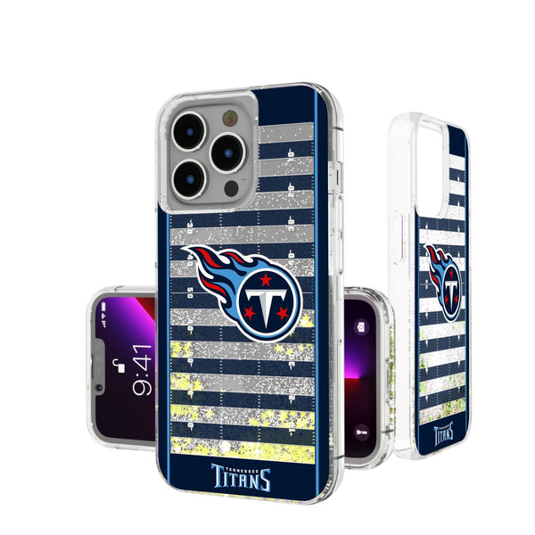 Tennessee Titans Football Field iPhone Glitter Case