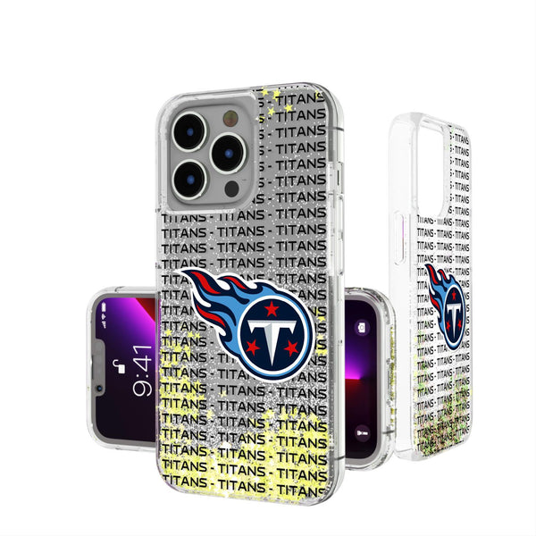 Tennessee Titans Blackletter iPhone Glitter Case