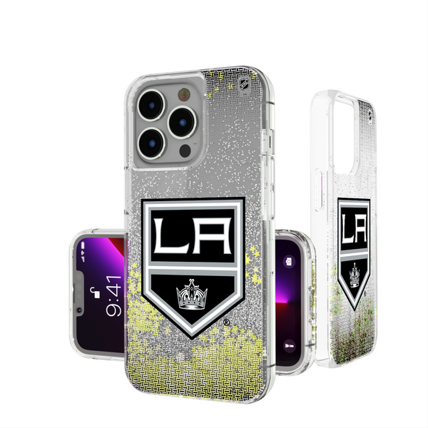 LA Kings Linen iPhone Glitter Phone Case