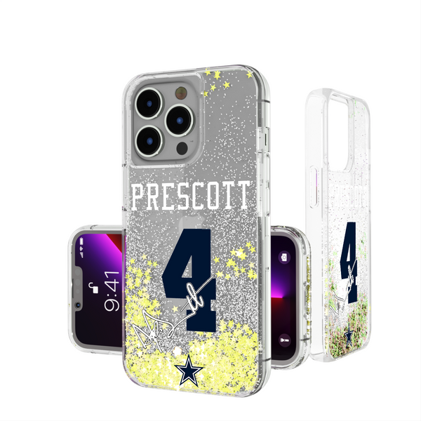 Dak Prescott Dallas Cowboys 4 Ready iPhone Glitter Phone Case